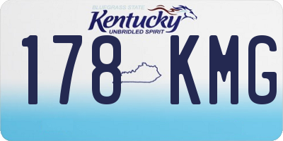 KY license plate 178KMG