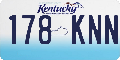 KY license plate 178KNN