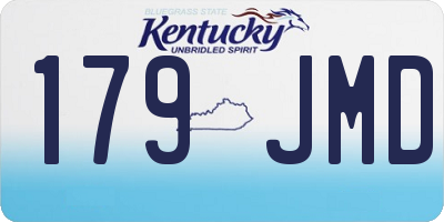 KY license plate 179JMD