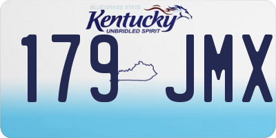 KY license plate 179JMX