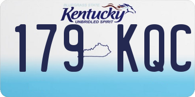 KY license plate 179KQC