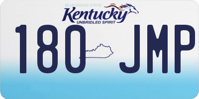 KY license plate 180JMP