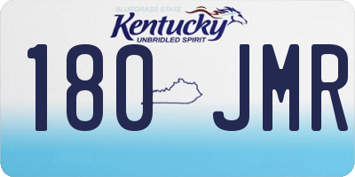 KY license plate 180JMR