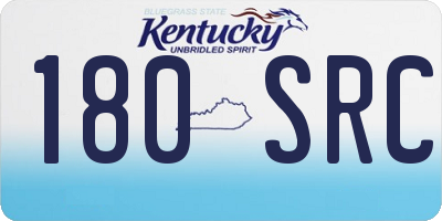KY license plate 180SRC