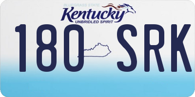 KY license plate 180SRK