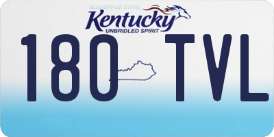 KY license plate 180TVL