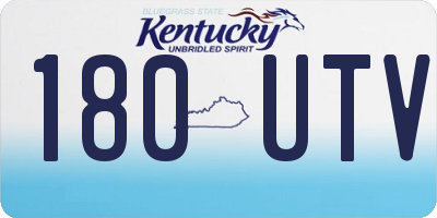 KY license plate 180UTV