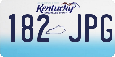 KY license plate 182JPG
