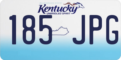 KY license plate 185JPG