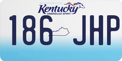 KY license plate 186JHP
