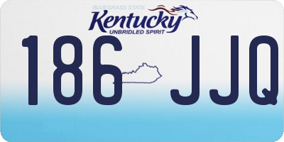 KY license plate 186JJQ
