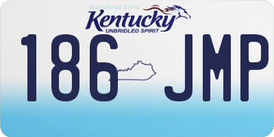 KY license plate 186JMP