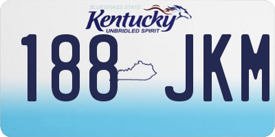 KY license plate 188JKM
