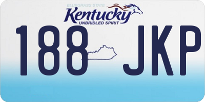 KY license plate 188JKP