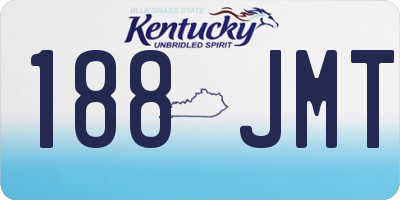 KY license plate 188JMT