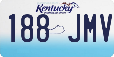 KY license plate 188JMV