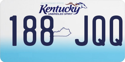 KY license plate 188JQQ