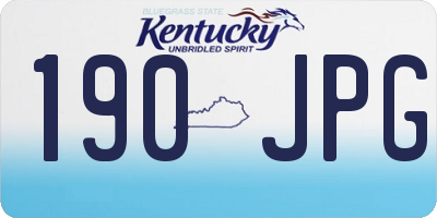 KY license plate 190JPG