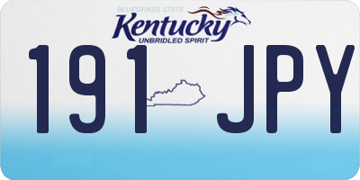 KY license plate 191JPY