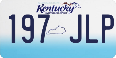 KY license plate 197JLP