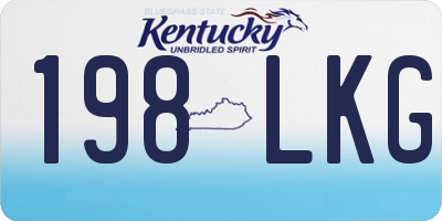 KY license plate 198LKG