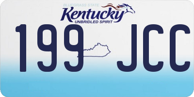 KY license plate 199JCC