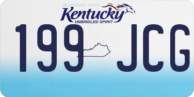 KY license plate 199JCG
