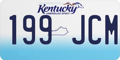 KY license plate 199JCM