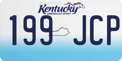 KY license plate 199JCP