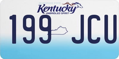 KY license plate 199JCU