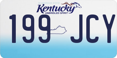 KY license plate 199JCY