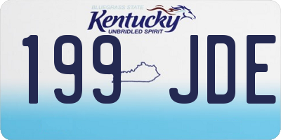 KY license plate 199JDE