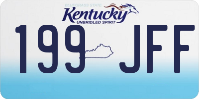 KY license plate 199JFF