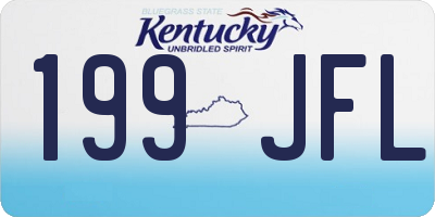KY license plate 199JFL