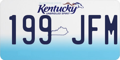 KY license plate 199JFM