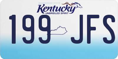 KY license plate 199JFS
