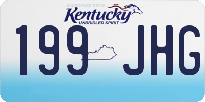 KY license plate 199JHG