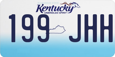 KY license plate 199JHH