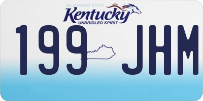 KY license plate 199JHM