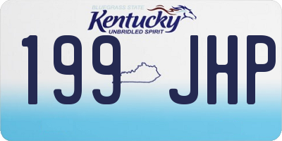 KY license plate 199JHP