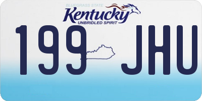 KY license plate 199JHU