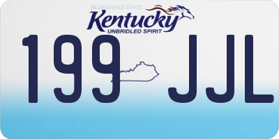 KY license plate 199JJL
