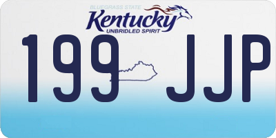 KY license plate 199JJP