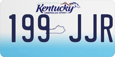 KY license plate 199JJR
