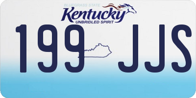 KY license plate 199JJS