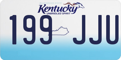 KY license plate 199JJU