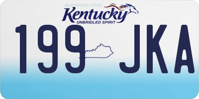KY license plate 199JKA