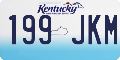 KY license plate 199JKM