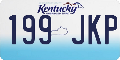 KY license plate 199JKP