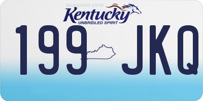 KY license plate 199JKQ